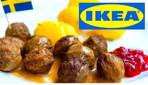 Polpette svedesi di IKEA in un piatto