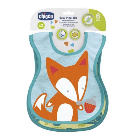 Bavaglini in tessuto Chicco con decorazioni