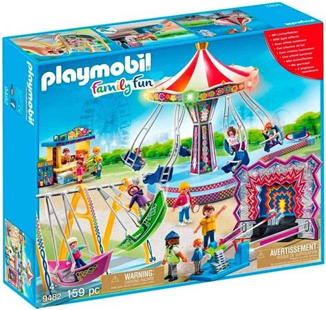 Giostra dei seggiolini volanti Playmobil in funzione
