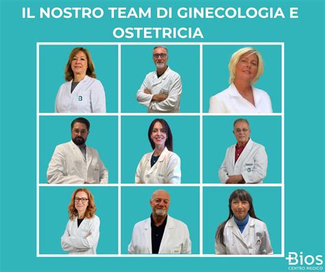 Team medico ostetricia e ginecologia