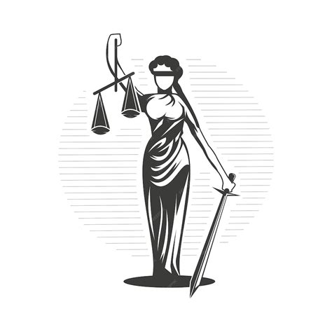 Simbolo della giustizia e della bilancia