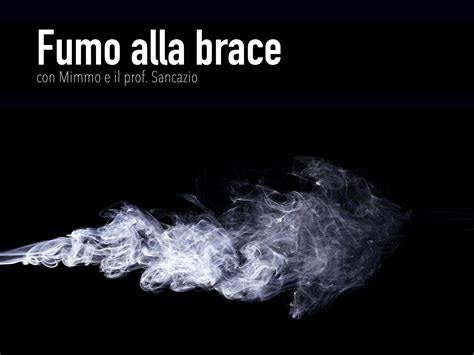 Brace pronta senza fumo visibile