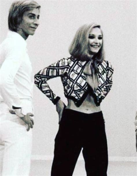 Enzo Paolo Turchi e Raffaella Carrà durante il 