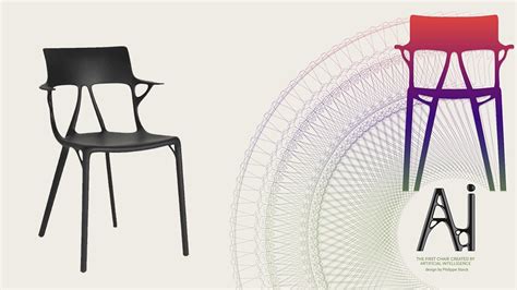 Sedia A.I. di Kartell disegnata con Intelligenza Artificiale