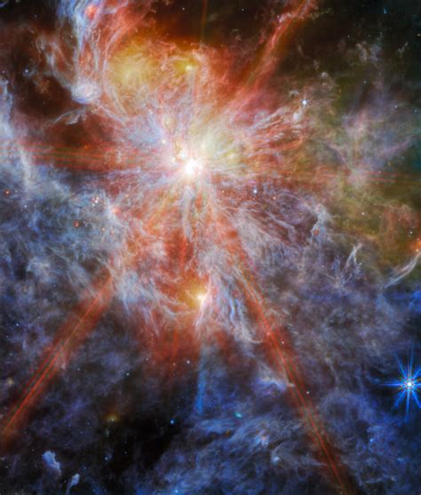 Immagine di Herschel di una regione di formazione stellare
