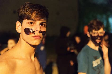 Francesco Di Napoli sul set de 