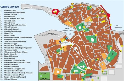 Mappa di Monopoli con indicazione di Viale Aldo Moro