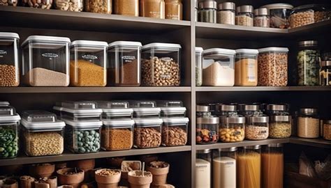 Icona di una dispensa ordinata con prodotti biologici