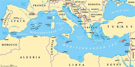 mappa del tasso di fertilità nel bacino del Mediterraneo