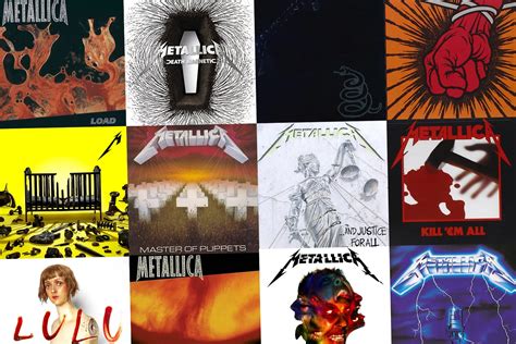 Copertine album iconici dei Metallica