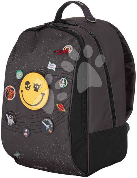 Zaino scolastico con design grafico ispirato a Batman e Gotham City
