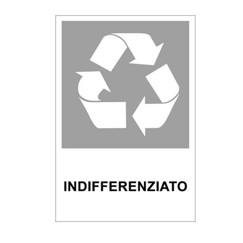 Simbolo rifiuto indifferenziato