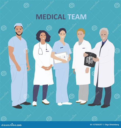 Illustrazione di professionisti medici in diverse specializzazioni ginecologiche