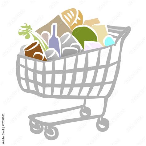 Immagine stilizzata di un carrello della spesa online con lucchetto di sicurezza