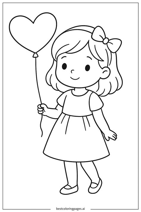 Bambina che tiene in mano una piccola borsetta colorata in pannolenci