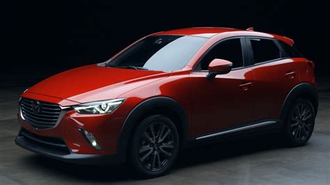 Vista frontale del design Kodo Mazda CX-3