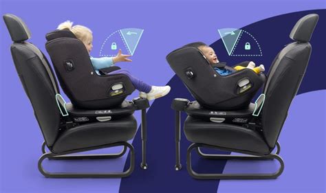 illustrazione schematica di un seggiolino auto conforme alla normativa i-Size con indicazioni sui punti di ancoraggio ISOFIX