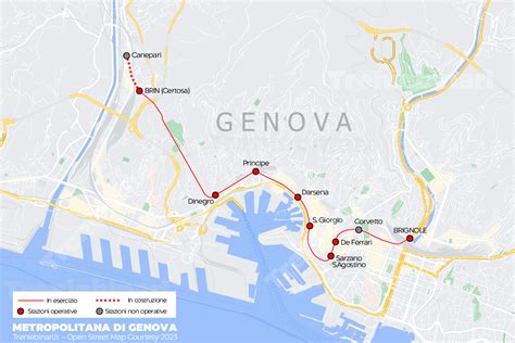 Mappa schematica dei Punti Nascita e delle collaborazioni sanitarie nella rete metropolitana di Genova