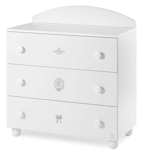 Comò Italbaby Baby Chic con cassetti aperti