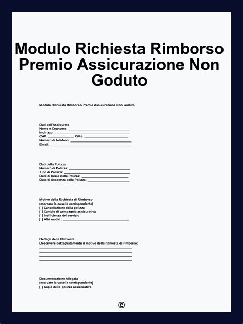 Schema del processo di richiesta rimborso assicurazione viaggio