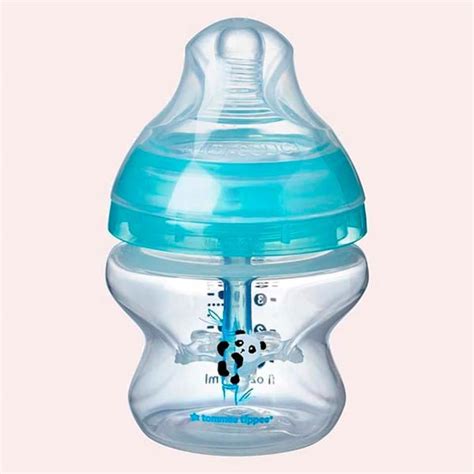 Biberon con sistema anti-colica