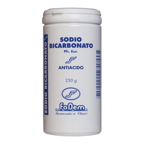 Bicarbonato di sodio in polvere