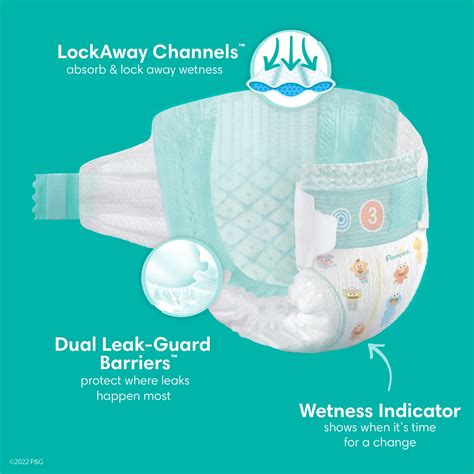 Pampers Baby Dry sistema a tre strati