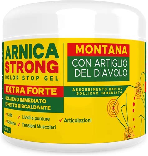 Tubo di Mastogel 50ml e ingredienti naturali come Arnica