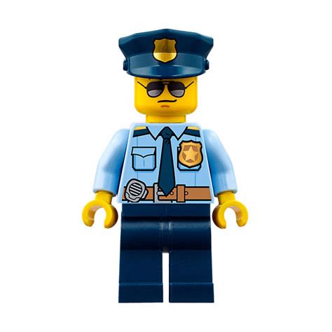 LEGO Police officer minifigure and accessories