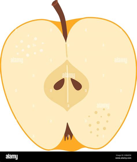 illustrazione di una mela fresca grattugiata su un piattino colorato per bambini