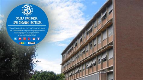 Edificio storico della scuola San Giovanni Battista e spazi dedicati all'infanzia
