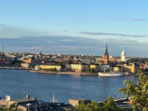 Vista panoramica di Stoccolma con i suoi canali e isole