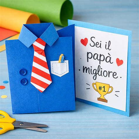 Biglietto d'auguri per la Festa del Papà
