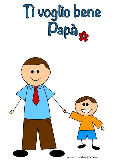 Disegno di un bambino per il papà