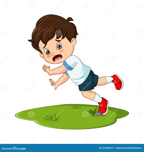 bambino che cade