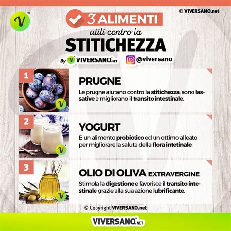 Alimenti utili contro la stitichezza