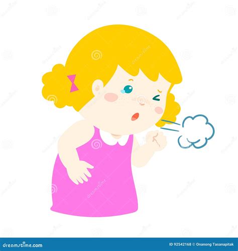 Bambino che tossisce intensamente con espressione di difficoltà respiratoria
