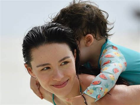 Aurora Ramazzotti con il figlio Cesare