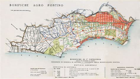 Mappa storica della bonifica del territorio di Fertilia