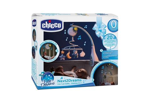 Giostrina Chicco Next2Dreams Rosa installata su una culla Next2Me