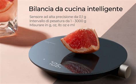 bilancia da cucina con un piccolo gattino