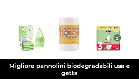infografica che mostra la differenza tra pannolini biodegradabili e usa e getta classici