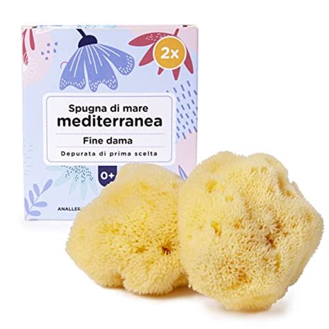 Confezioni di diverse spugne naturali per neonati