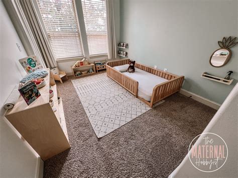 Montessori bed in a child's room