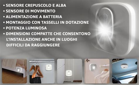 Luce notturna per culla con sensore di movimento