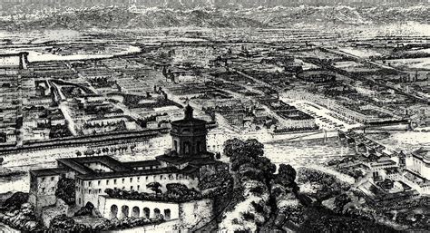 Torino nel XIX secolo: una veduta