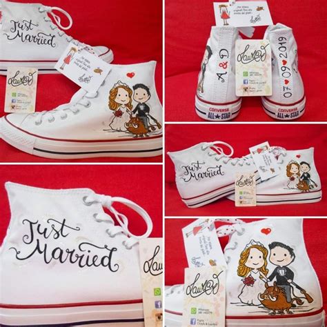 Converse personalizzate per matrimonio