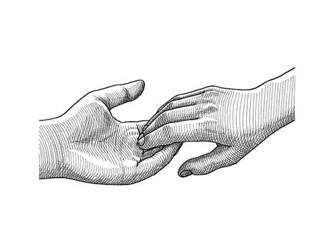 Illustrazione simbolica di mani che si stringono, rappresentante l'unione e l'aiuto reciproco