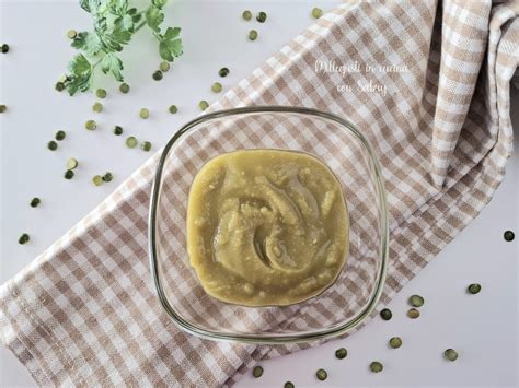 Ingredienti per la crema di piselli secchi