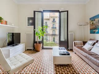 Interno di un appartamento adatto alle famiglie a Barcellona